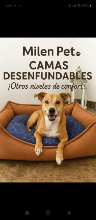 Camas para perros Milen Pet desenfundables