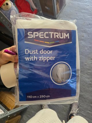 Puerta antipolvo Spectrum con cremallera 8 unidade