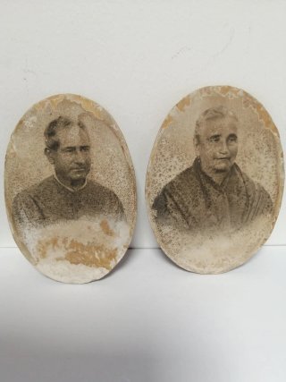 2 Fotos Antiguas Ovaladas