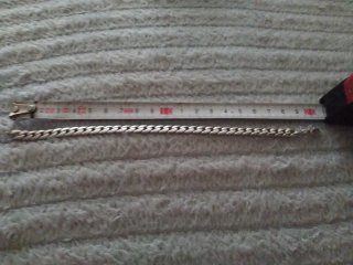 Pulsera Plata Ley Cadena Cubana