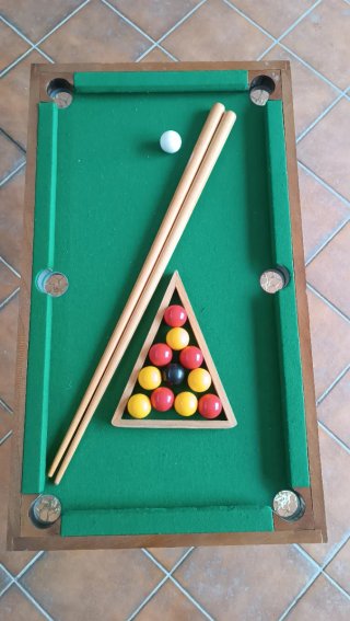 Mini mesa de billar para niños