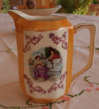Juego de café antiguo porcelana Oviedo