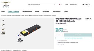 2 monopatines eléctricos Yuneec E-GO