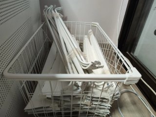 Estructura metálica Algot de Ikea para vestidor