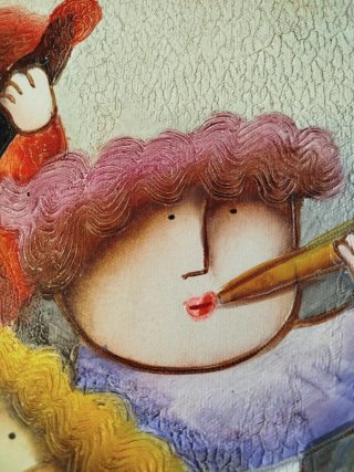 Oleo sobre lienzo de la famosa pintora Joyce Royba