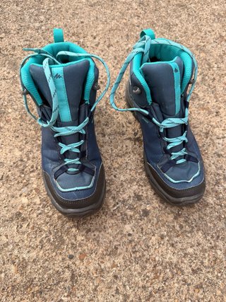 Botas Infantiles Montaña Azul/Turquesa