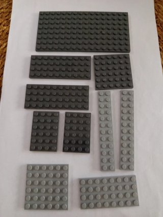 Lego Bases Grises
