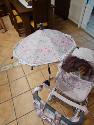 Cochecito Muñecas De Cuevas Rosa