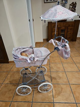 Cochecito Muñecas De Cuevas Rosa