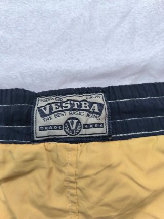 Vintage Bañador corto multicolor con logo