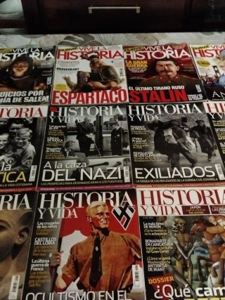 Lote 15 revistas HISTORIA Y VIDA