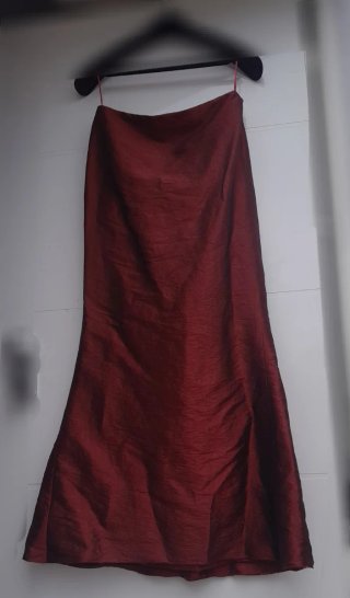 Vestido elegante rojo para boda
