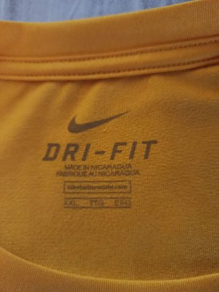 Camiseta Nike Dri-Fit Talla XXL Amarilla