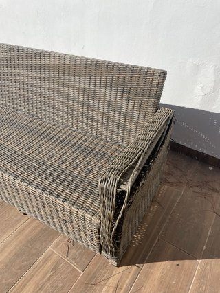 Dos sillones de exterior
