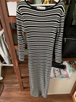 Vestido de punto Lefties rayas XS/34