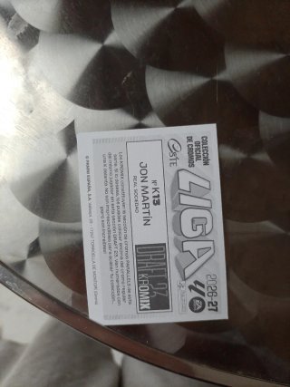Carta Jon Martín Firmada La Liga Este