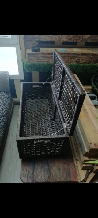 Baúl de mimbre
