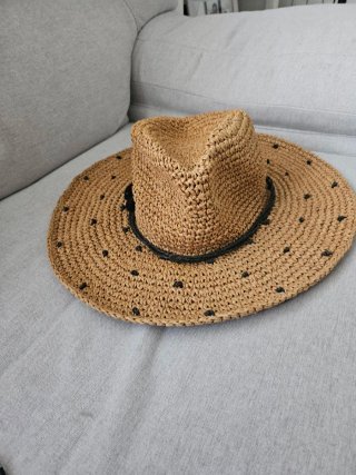 Sombrero de paja para playa