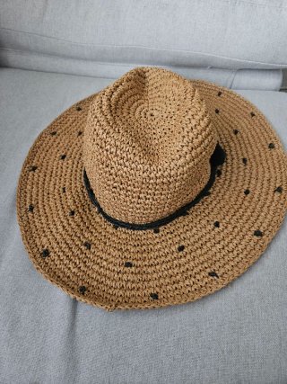 Sombrero de paja para playa