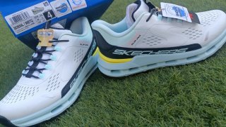 Zapatillas Skechers Slip-Ins Turquesa/Blanco mujer