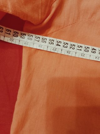 Camicia donna arancione con ricami
