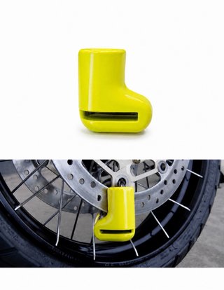Candado de Disco Moto GURPIL Amarillo