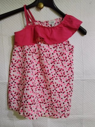 Vestito bambina Ovis 3/4 anni spalle scoperte