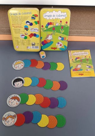 Juego infantil Oruga de colores HABA