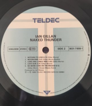 Vinilo Ian Gillan - Naked Thunder