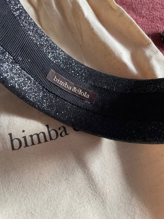 Diadema ancha purpurina de B&L