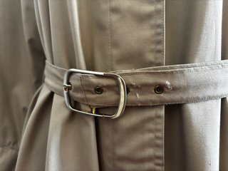 Gabardina mujer camel