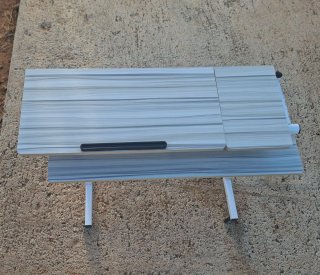 Mesa escritorio regulable con ruedas