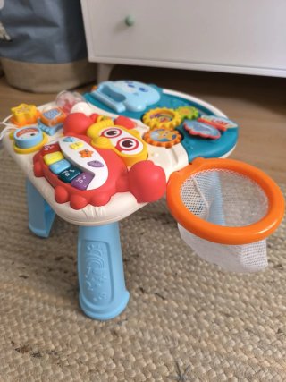 Correpasillos Bebé + Mesa Actividades Marino