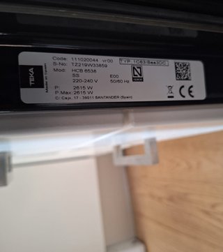 Horno Teka empotrable – acero inoxidable y cristal