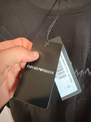 Camiseta Emporio Armani Negra Talla M.