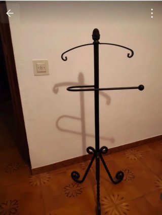 Galán de forja negro