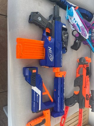 Lote 3 Nerf con accesorios