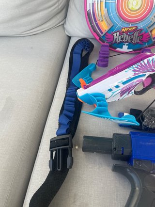 Lote 3 Nerf con accesorios