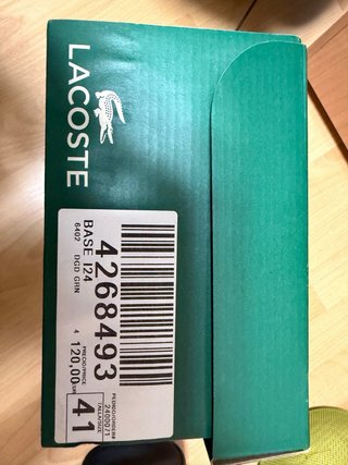 Zapatillas Lacoste Talla 41
