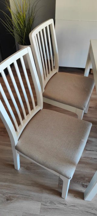 Mesa Comedor IKEA Blanca + 4 Sillas