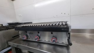 Parrilla industrial 3 fugones