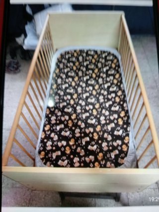 Cuna convertible en cama 140x7systema alemán
