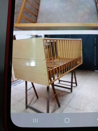 Cuna convertible en cama 140x7systema alemán