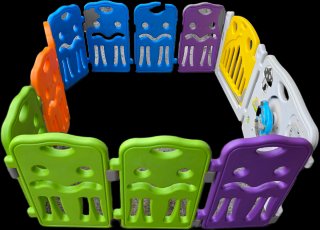 Parque infantil con juegos
