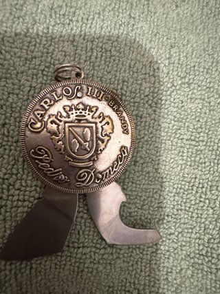 Moneda ,Abrebotellas,Carlos III brandy