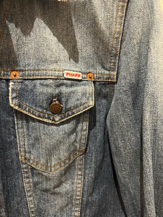 Abrigo vaquero Phard Jeans desgastado vintage M