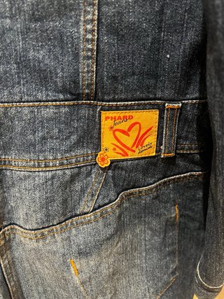 Abrigo vaquero Phard Jeans desgastado vintage M
