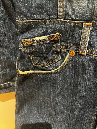 Abrigo vaquero Phard Jeans desgastado vintage M