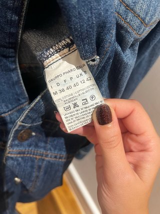Abrigo vaquero Phard Jeans desgastado vintage M