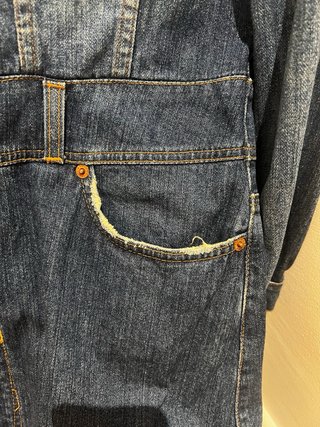 Abrigo vaquero Phard Jeans desgastado vintage M
